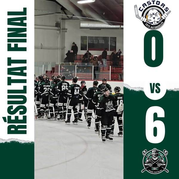 Hockey senior : 2e blanchissage de Trois-Pistoles contre Matane
