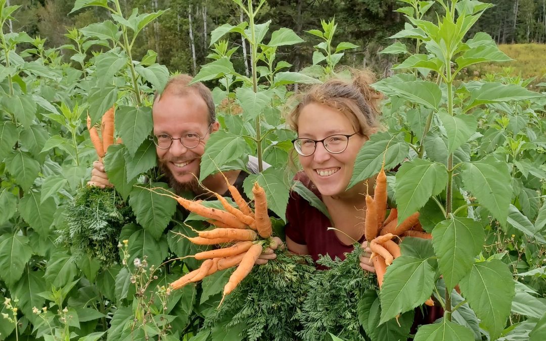 Le temps de réserver son panier de légumes biologiques