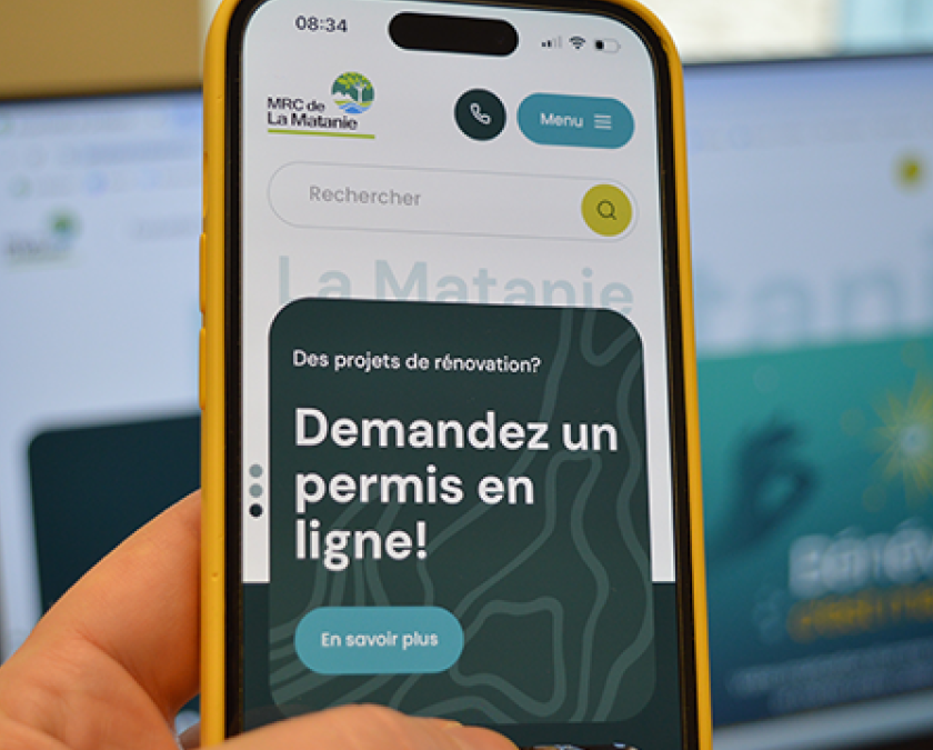 La MRC de la Matanie dévoile son nouveau site Internet