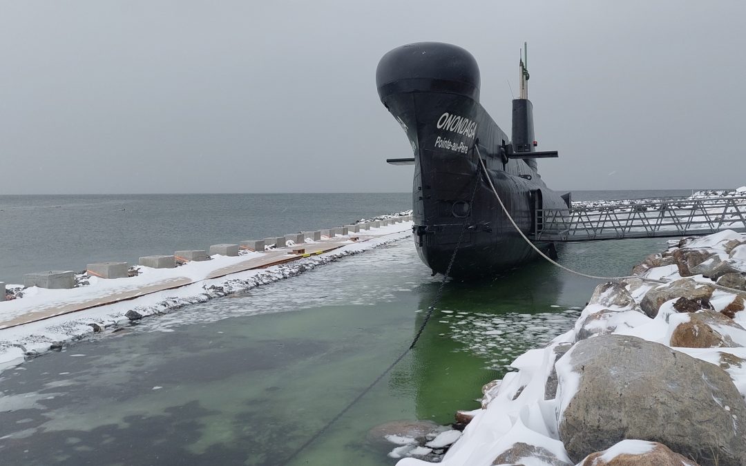 Importants travaux au sous-marin Onondaga en 2024