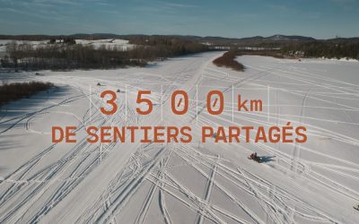 3 500 km de sentiers partagés
