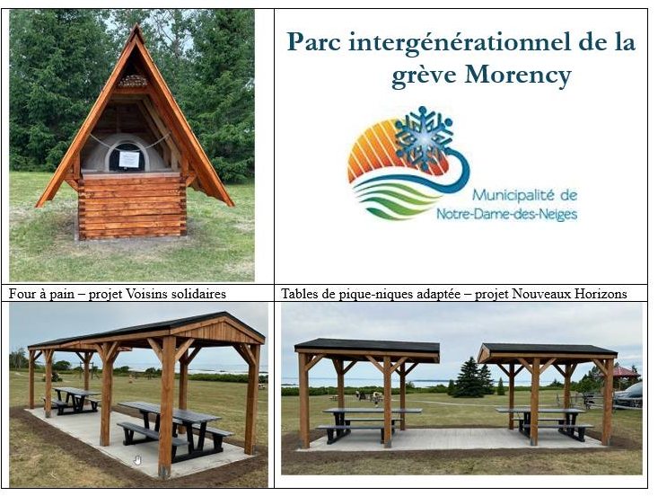 Du nouveau au parc intergénérationnel de la grève Morency