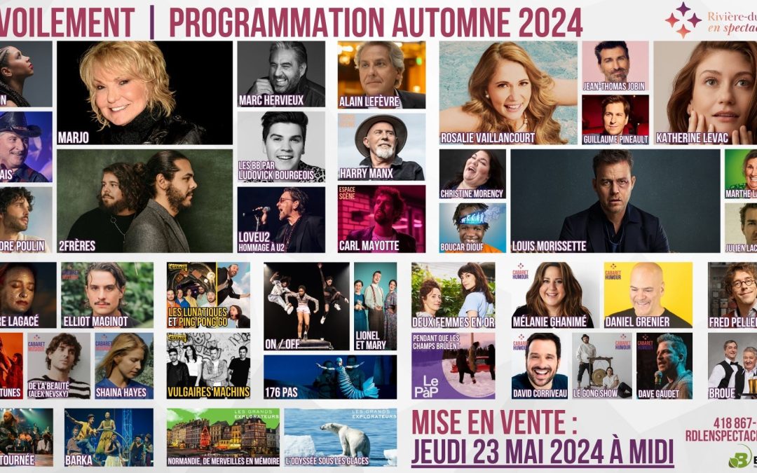 Une programmation variée pour Rivière-du-Loup en spectacle
