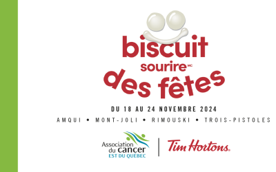 Les biscuits sourire des Fêtes Tim Hortons pour soutenir la lutte au cancer