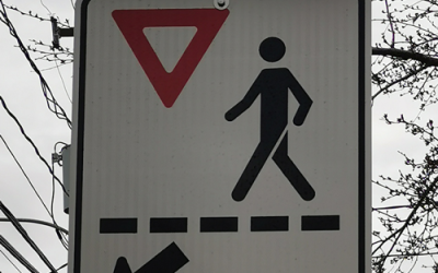 Nouvelle mesure pour augmenter la visibilité des traverses piétonnières