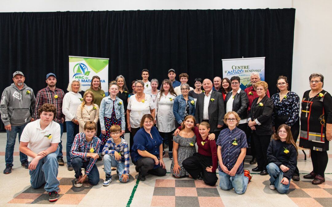 L&rsquo;implication de 34 bénévoles matapédiens soulignée