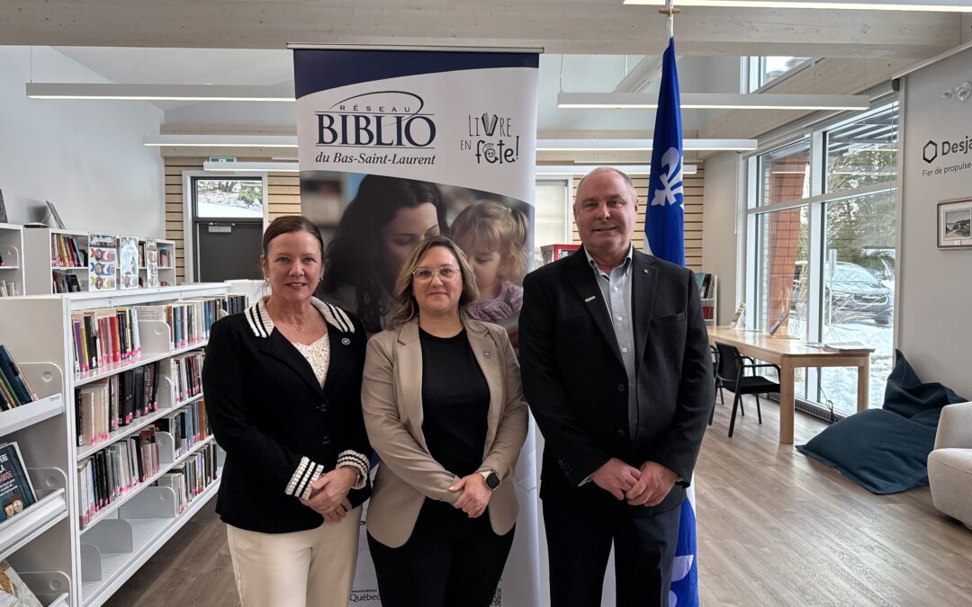 2 M$ pour les bibliothèques publiques du Bas-Saint-Laurent