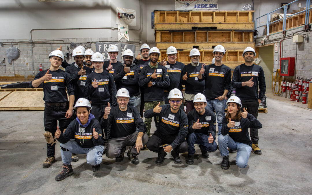 Une belle conclusion pour les Camps des métiers Construction