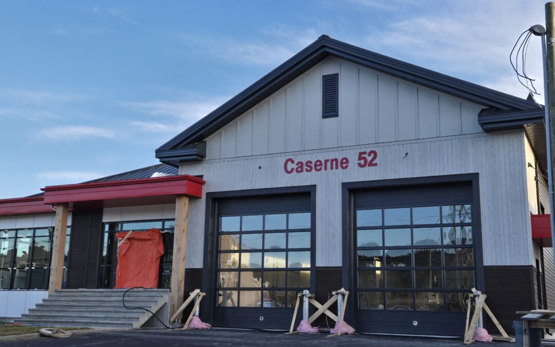 La nouvelle caserne prend forme à Saint-Simon