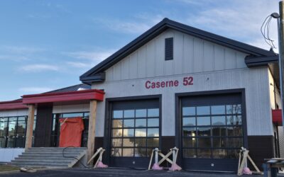 La nouvelle caserne prend forme à Saint-Simon