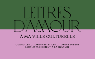 Lancement du recueil Lettres d’amour à ma ville culturelle