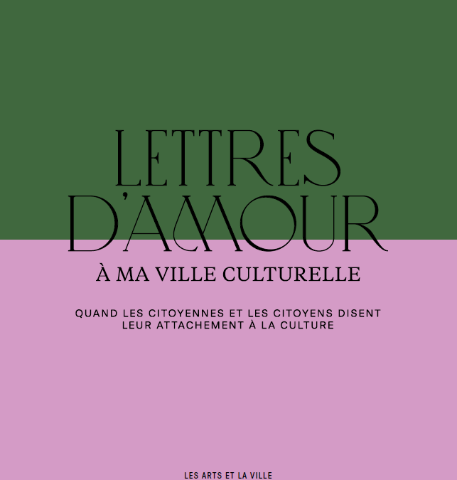 Lancement du recueil Lettres d’amour à ma ville culturelle