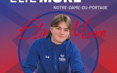 Élie More se joint aux Portageurs du Cégep de Rivière-du-Loup