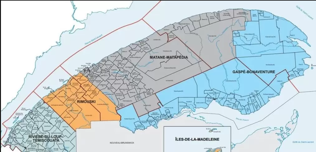 La nouvelle carte électorale est approuvée et elle sépare la Mitis en deux