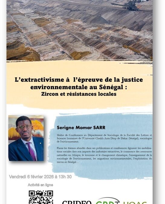 Conférence sur la justice environnementale au Sénégal