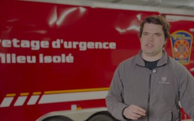 Simulation d’intervention des pompiers en milieu isolé