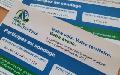 Attractivité et démographie : la Matapédia sonde ses citoyens