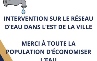 Bris d’aqueduc : la Ville de Trois-Pistoles demande d’économiser l’eau