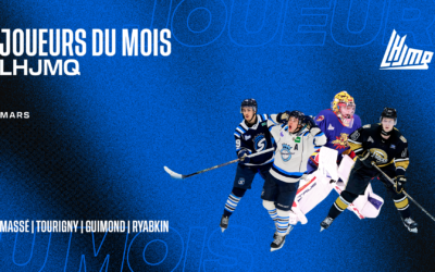 Maxim Massé est l’attaquant du mois dans la LHJMQ