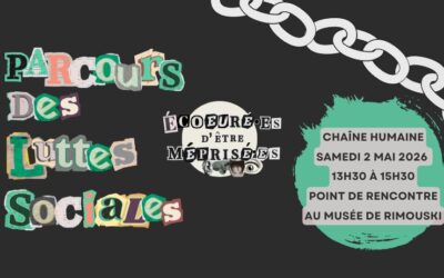 Une grande chaîne humaine pour le maintien du filet social