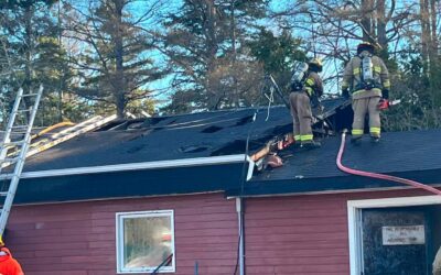 Incendie au chalet de la patinoire de Sainte-Françoise