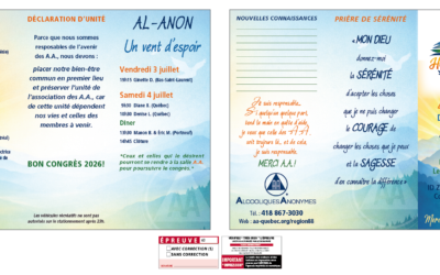 Le congrès des Alcooliques Anonymes se tiendra à Rivière-du-Loup