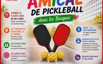 Festival amical de pickleball dans Les Basques