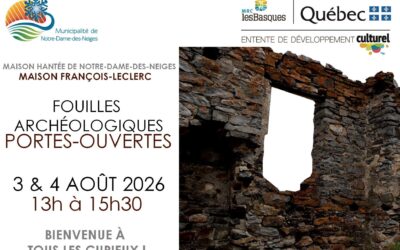 Médiation culturelle et sondages archéologiques à la Maison hantée