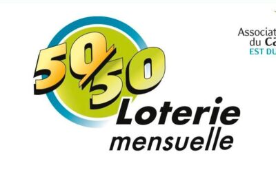 Retour de la loterie mensuelle 50/50 de l’Association du cancer