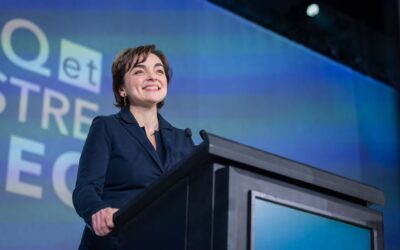 Christine Fréchette présente ses premiers engagements à Rimouski